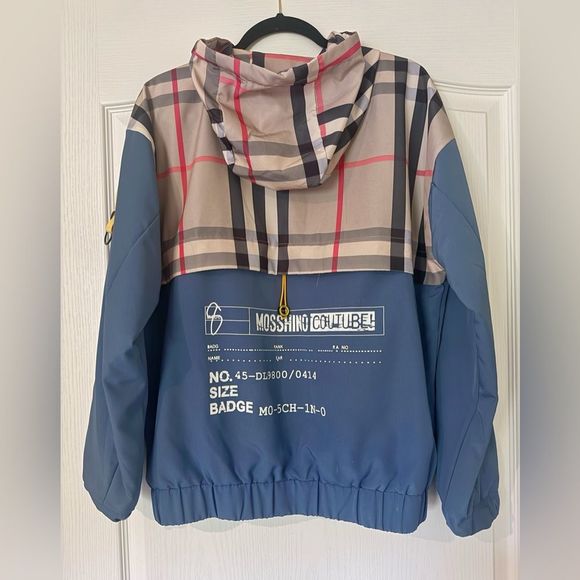 10. Deep X Pokemon windbreaker full zip hooded jacket Mosshino Coutube size M - Picture 2 of 12